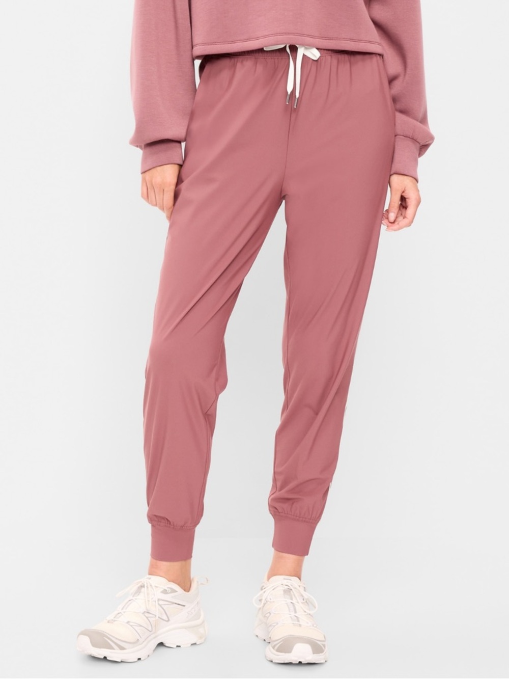 Old Navy High Waist Side Striped SleekTech Jogger